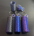 Unique 3d Printed Key Chain/Holder. Perfect for Lip Balm/Lip Stick/Tablet/Pill Holder. Tri Colour Silk PLA.