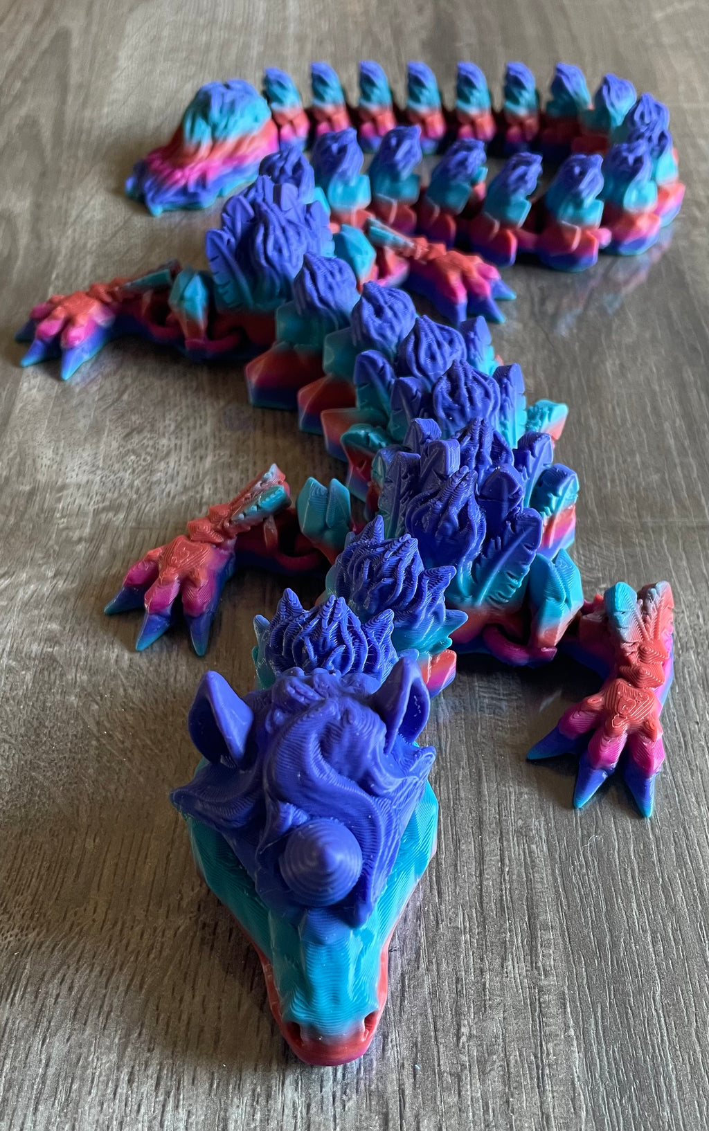 3d Printed Unicorn Dragon 56cm length.